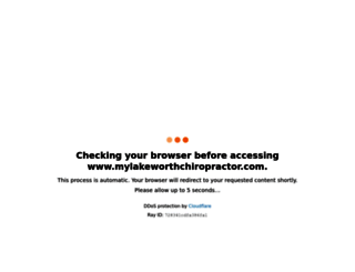 mylakeworthchiropractor.com screenshot