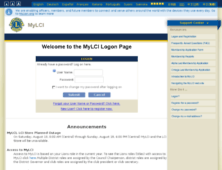 mylcitraining.lionsclubs.org screenshot