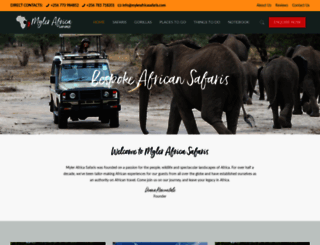 mylerafricasafaris.com screenshot