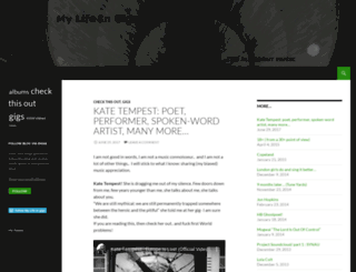 mylifeingigs.com screenshot