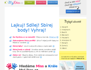 mylikes.cz screenshot