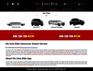 mylimoride.ca screenshot