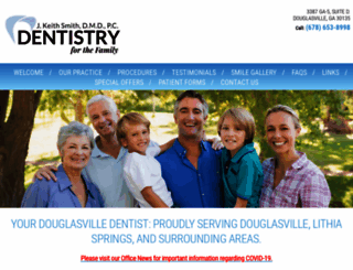 mylithiaspringsdentist.com screenshot