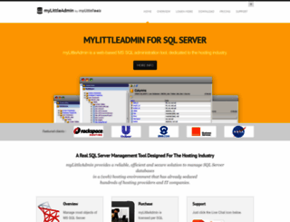 mylittleadmin.com screenshot