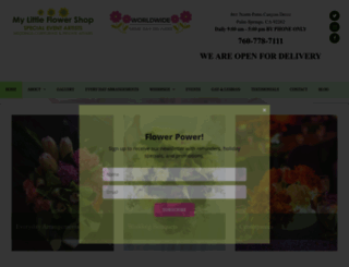 mylittleflowershop.com screenshot