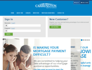 myloan.carringtonms.com screenshot