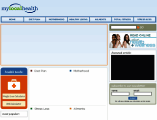 mylocalhealth.com screenshot