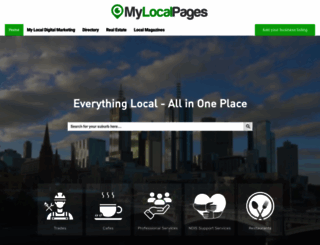 mylocalpages.com.au screenshot