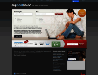 mylocalsalon.com.au screenshot