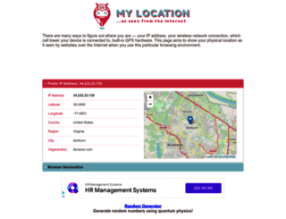 mylocation.org screenshot