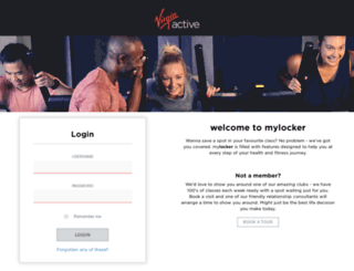 mylocker.virginactive.com.au screenshot