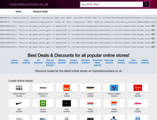 mylovedvouchers.co.uk screenshot