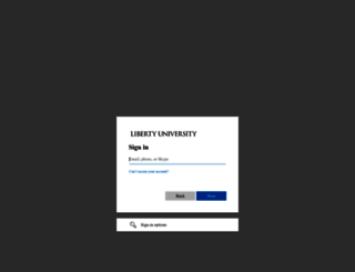 mylu.liberty.edu screenshot