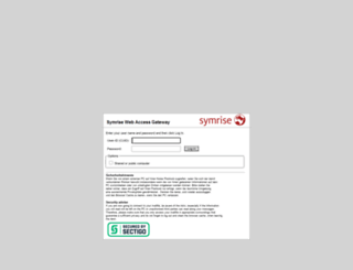 mymail.symrise.com screenshot