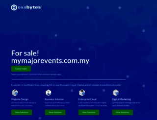mymajorevents.com.my screenshot