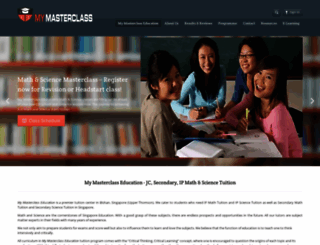 mymasterclass.com.sg screenshot