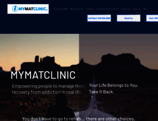 mymatclinic.com screenshot