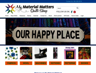 mymaterialmatters.com screenshot