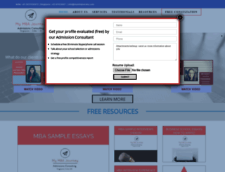 mymbajourney.com screenshot