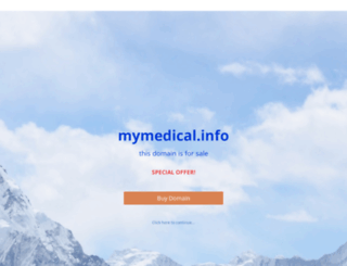 mymedical.info screenshot