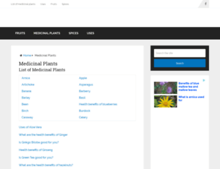 mymedicinalplants.com screenshot