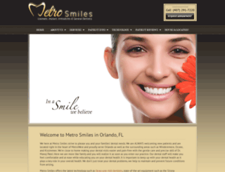 mymetrosmiles.com screenshot