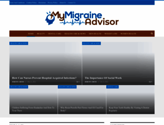 mymigraineadvisor.com screenshot