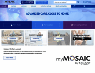 mymosaiclifecare.org screenshot