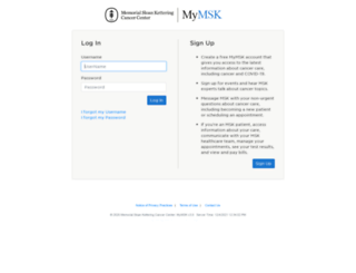 mymskcc.com screenshot