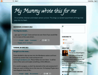 mymummywrotethisforme.blogspot.com screenshot
