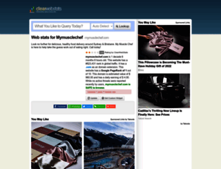 mymusclechef.com.clearwebstats.com screenshot