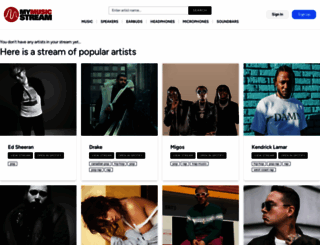 mymusicstream.com screenshot