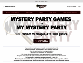 mymysteryparty.com screenshot