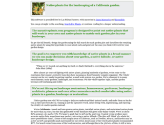 mynativeplants.com screenshot