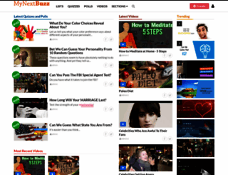 mynextbuzz.com screenshot