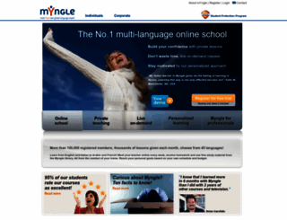 myngletutors.myngle.com screenshot