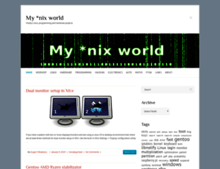 mynixworld.info screenshot