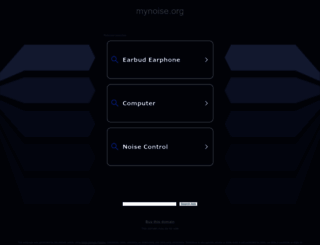 mynoise.org screenshot