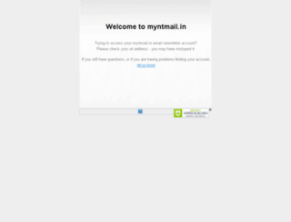 myntmail.in screenshot