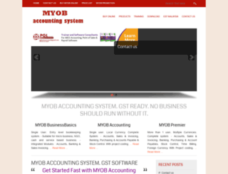 myobaccountingsystem.com screenshot