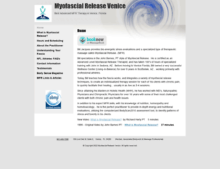 myofascialreleasevenice.massagetherapy.com screenshot