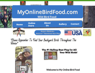 myonlinebirdfood.com screenshot