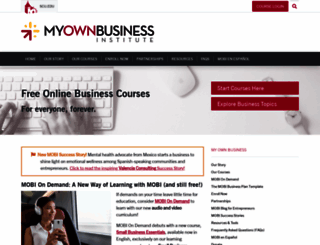 myownbusiness.org screenshot
