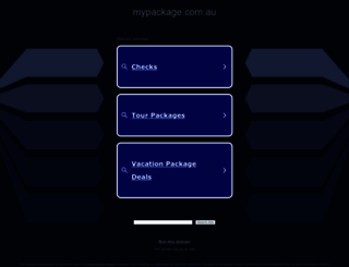 mypackage.com.au screenshot
