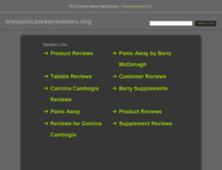 mypanicawayreviews.org screenshot