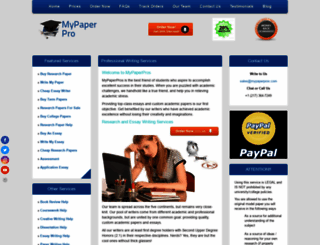mypaperpros.com screenshot