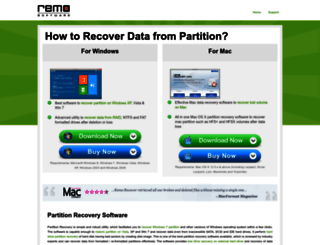 mypartitionrecovery.com screenshot