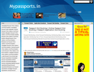 mypassports.in screenshot