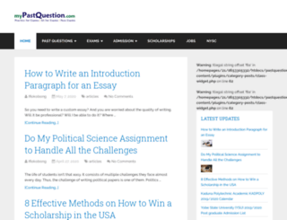 mypastquestion.com screenshot