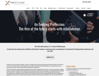 myperfectclient.com screenshot